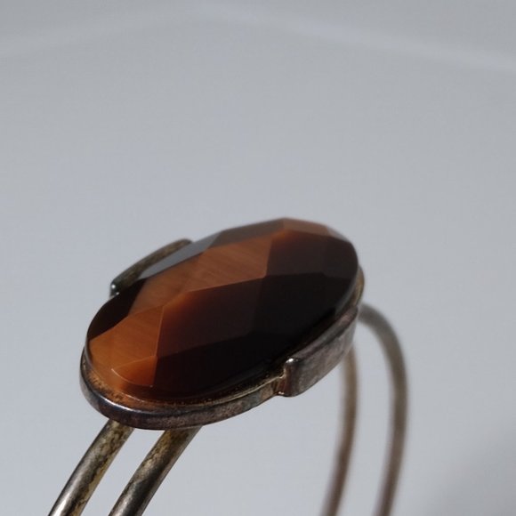 Vintage Metal Open Bangle - Picture 3 of 14